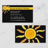 Carte De Visite Teinture solaire de Windows (Devant / Derrière)