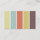 Carte de visite/télécartes de palette de couleurs (Dos)