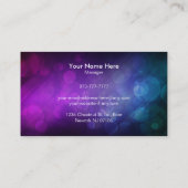 Carte De Visite Télécartes de salon de coiffure (Dos)