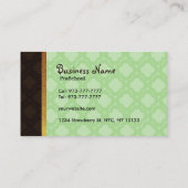 Carte De Visite Télécartes préscolaires (Dos)