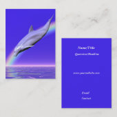 Carte De Visite Téléchargement de dauphin (Devant / Derrière)