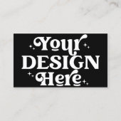 Carte De Visite Téléchargez votre propre conception personnalisée  (Devant)