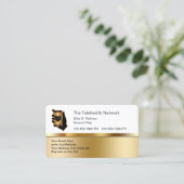 Carte De Visite Telehealth Médicale chic (Debout devant)