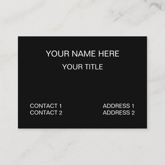 Carte De Visite Téléphone (Dos)