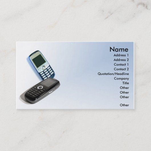 Carte De Visite téléphone4 (Devant)