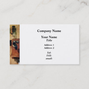 Carte De Visite Téléphone à cadran