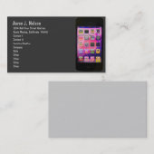 Carte De Visite Téléphone intelligent coloré personnel (Devant / Derrière)