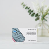 Carte De Visite Téléphone portable (Debout devant)