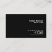 Carte De Visite Télescope Cliff | Concept | Red (Dos)