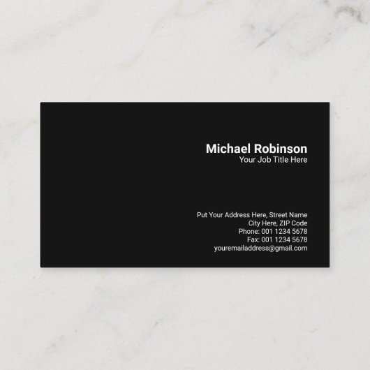 Carte De Visite Télescope Cliff | Concept | Red (Dos)