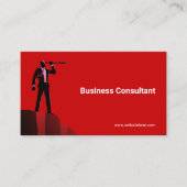 Carte De Visite Télescope Cliff | Concept | Red (Devant)