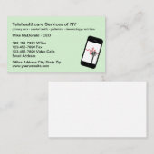 Carte De Visite Télésoins Mobile Médicale (Devant / Derrière)