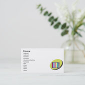 Carte De Visite télévision rétro (Debout devant)