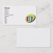 Carte De Visite télévision rétro TV (Devant / Derrière)