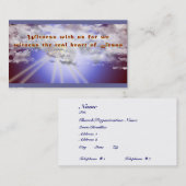 Carte De Visite Témoin (Devant / Derrière)