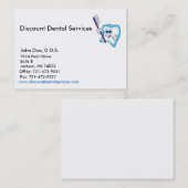 Carte de visite témoin (Devant / Derrière)