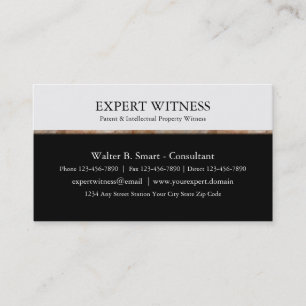 Carte De Visite Témoin expert professionnel