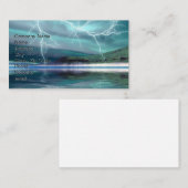 Carte De Visite Tempête à venir (Devant / Derrière)