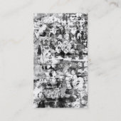 Carte De Visite Tempête Abstraite (Devant)