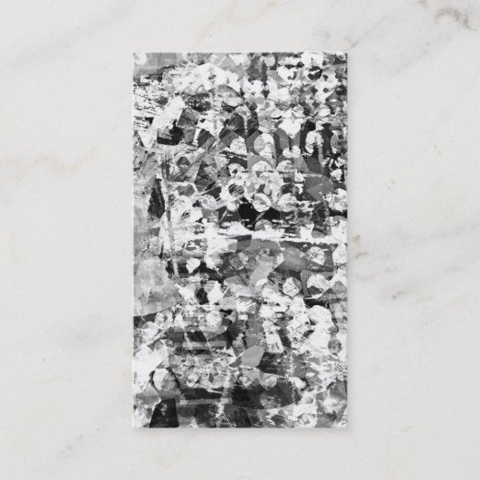 Carte De Visite Tempête Abstraite (Devant)