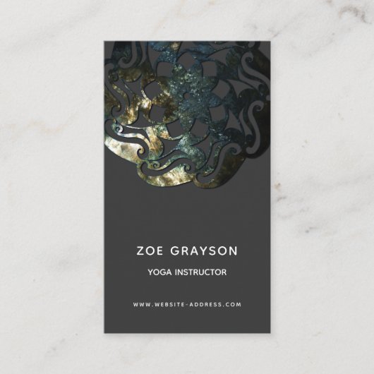 Carte De Visite Temple intérieur Mandala (Devant)