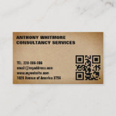 Carte De Visite Temple personnalisé QR code choisir arrière - plan (Devant)