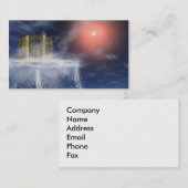 Carte De Visite Temple sur la montagne (Devant / Derrière)