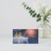 Carte De Visite Temple sur la montagne (Debout devant)