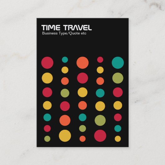 Carte De Visite Temps de déplacement v1.2 - Couleurs 02 (Devant)