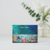 Carte De Visite TEMPTATION Chevalier foncé, Trésor du diable, Bleu (Debout devant)