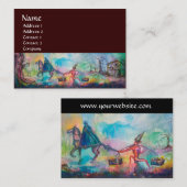 Carte De Visite TEMPTATION Chevalier noir trésor du diable bleu Br (Devant / Derrière)