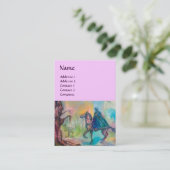 Carte De Visite TEMPTATION SOMBRE CHEVALIER MONOGRAM Bleu rose Lil (Debout devant)