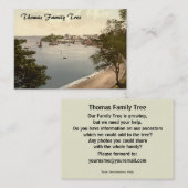 Carte De Visite Tenby, Pembrokeshire, Pays de Galles (Devant / Derrière)