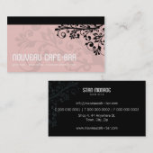 Carte de visite TENDANCE :: 8L élémentaire (Devant / Derrière)