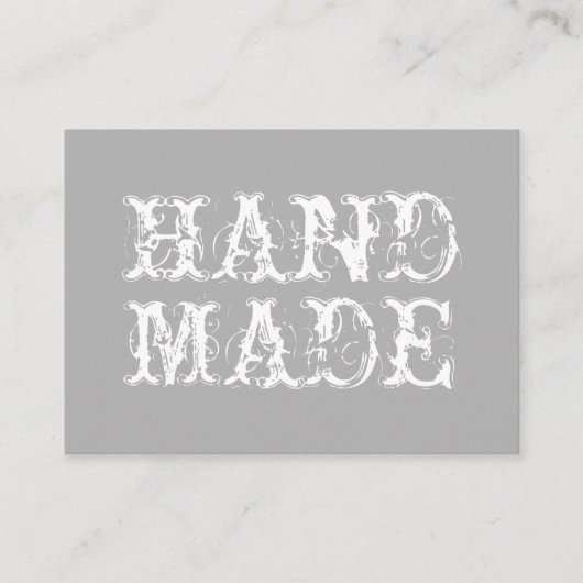 Carte De Visite Tendance artisanale simple et moderne audacieux vi (Devant)