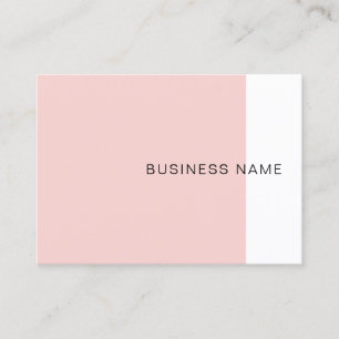 Carte De Visite Tendance Blush Pink Elegant Entreprise Moderne Sim