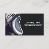 Carte de visite tendance de la photographie blanch (Devant)