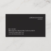 Carte De Visite Tendance éditable Paint Splash moderne (Dos)