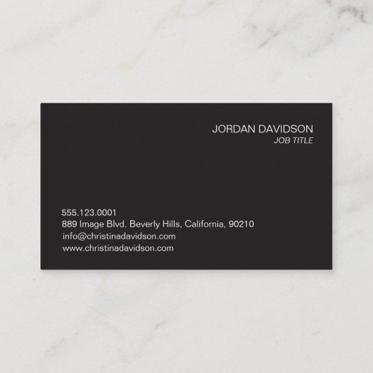 Carte De Visite Tendance éditable Paint Splash moderne (Dos)