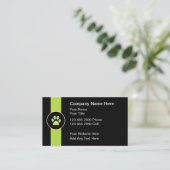 Carte de visite tendance et moderne pour services (Debout devant)