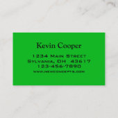 Carte De Visite tendance et professionnel (Dos)