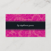 CARTE DE VISITE tendance flamboyant rose fuschia r (Dos)