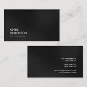 Carte de visite tendance Grey Attractif (Devant / Derrière)