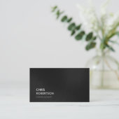 Carte de visite tendance Grey Attractif (Debout devant)