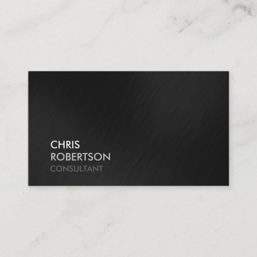 Carte de visite tendance Grey Attractif (Devant)