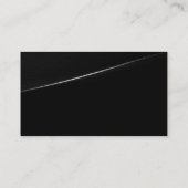 Carte de visite tendance gris gris gris noir (Dos)