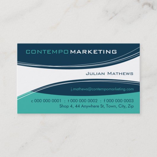 Carte de visite TENDANCE :: mépriso 9AL (Devant)