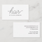 Carte de visite tendance moderne élégant (Devant / Derrière)