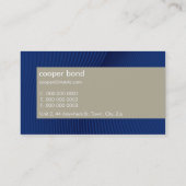 CARTE DE VISITE :: tendance moderne emprise L1 (Dos)