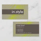 CARTE DE VISITE :: tendance moderne emprise L8 (Devant / Derrière)